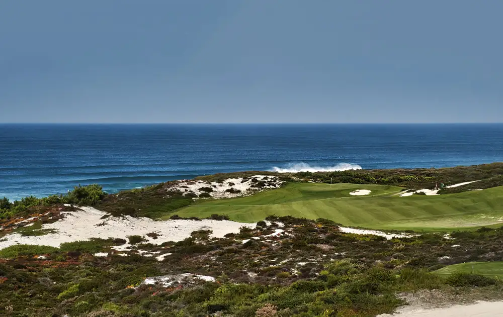 Dunes and green at West Cliffs